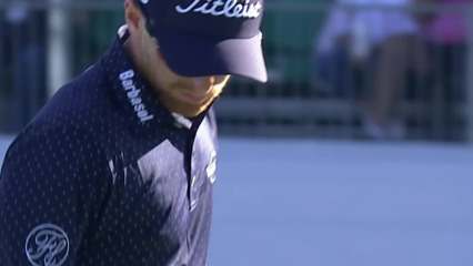 Anders Albertson sinks 22-footer for birdie at The RSM Classic