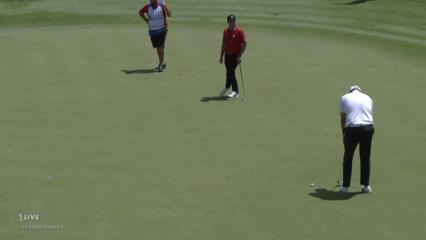 Dawie van der Walt drains 16-footer for birdie at RBC Canadian