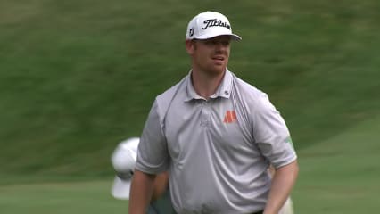 Patrick Fishburn uses slope to set up birdie at Korn Ferry Tour Champ