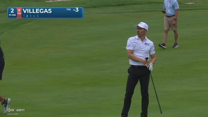 Camilo Villegas drains 9-foot birdie putt on No. 2 at John Deere