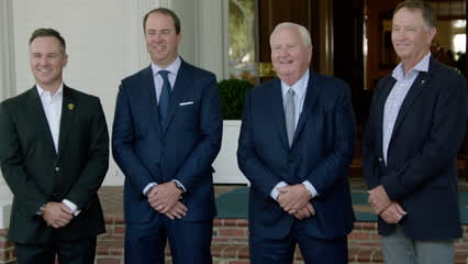 Captain Trevor Immelman and Davis Love III become Honorary Members at Quail Hollow Club