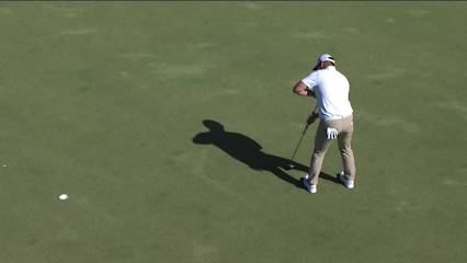 Danny Lee makes birdie on No. 17 at Sony Open