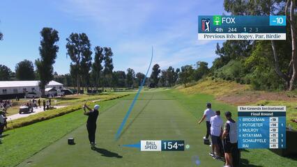 Ryan Fox hits 243-yard tee shot to 2 feet, nearly aces No. 4 at The Genesis