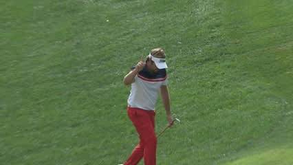 Victor Dubuisson’s masterful eagle hole out at PGA Championship