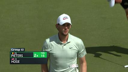 Thomas Pieters' 15-foot birdie on No. 15 to win hole at WGC-Dell Match Play