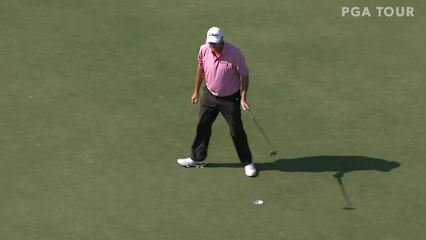 Dawie van der Walt sticks approach to set up birdie at Vivint Houston Open 
