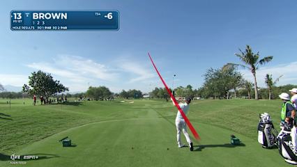 Blades Brown cuts tee shot tight and birdies at Mexico Open