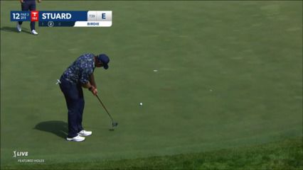 Brian Stuard sends in birdie at John Deere