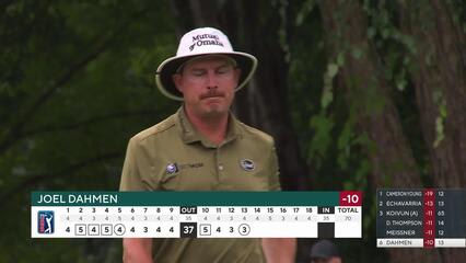 Joel Dahmen makes birdie on No. 13 at Wyndham