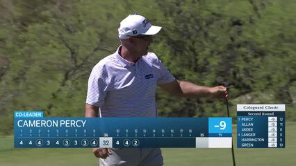 Cameron Percy makes birdie on No. 12 at Cologuard Classic