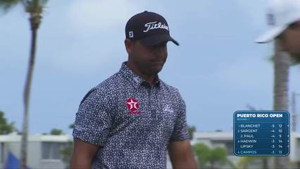 Rafael Campos makes birdie on No. 14 at Puerto Rico