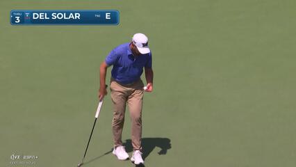 Cristobal Del Solar makes birdie on No. 12 at Wyndham