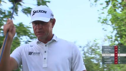Lucas Glover's 344-yard drive sets up birdie on No. 14 at John Deere