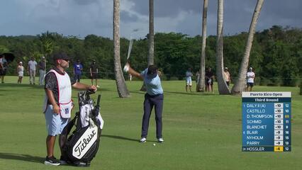 Beau Hossler makes birdie on No. 13 at Puerto Rico
