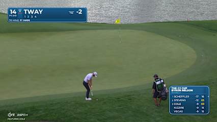 Kevin Tway makes birdie on No. 14 at THE CJ CUP