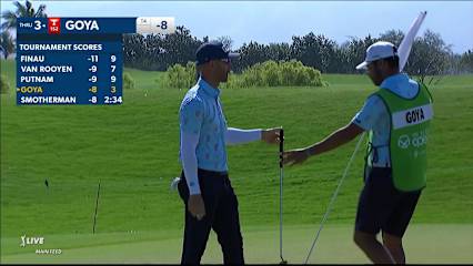 Tano Goya's approach shot sets up birdie at Mexico Open