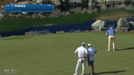 Bill Haas pours in 20-foot birdie putt at The American Express