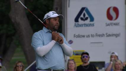 José de Jesús Rodríguez converts birdie on No. 16 at Albertsons Boise Open
