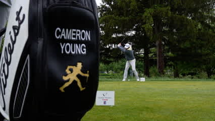 Cameron Young comments after Round 2 of the Evans Scholars Invitational
