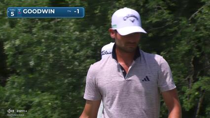 Noah Goodwin makes birdie on No. 14 at John Deere