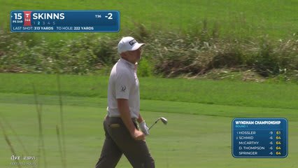 David Skinns reaches par-5 No. 15 in two, makes birdie at Wyndham