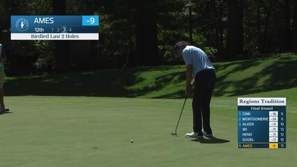 Stephen Ames makes birdie on No. 12 at Regions Tradition