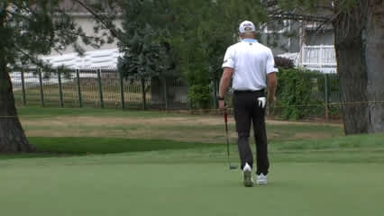 Mark Anderson makes birdie on No. 13 at Utah Championship