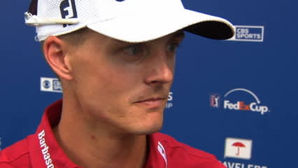 Blayne Barber interview after Round 2 of Travelers