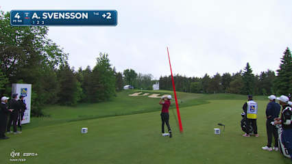 Adam Svensson makes birdie on No. 4 at RBC Canadian