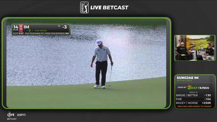 Sungjae Im drains 7-foot birdie putt on No. 14 at Truist Championship