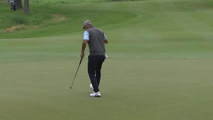 Team Jacobson/Kjeldsen makes birdie on No. 9 at American Family Insurance Championship