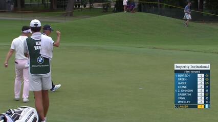 Bernhard Langer makes birdie on No. 16 at Insperity Invitational