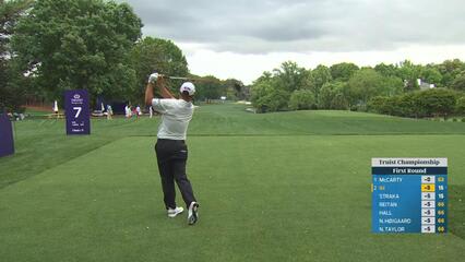 Sungjae Im reaches par-5 No. 7 in two, makes eagle at Truist Championship