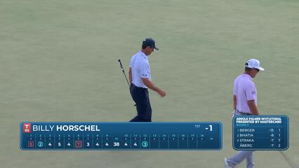 Billy Horschel holes 45-foot eagle putt on No. 12 at Arnold Palmer