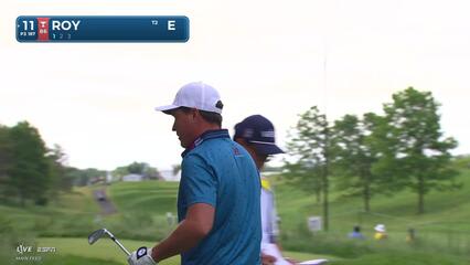 Kevin Roy hits tee shot to 1 foot, sets up birdie on No. 11 at RBC Canadian