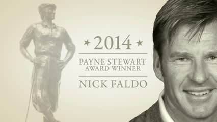 Nick Faldo wins 2014 Payne Stewart Award