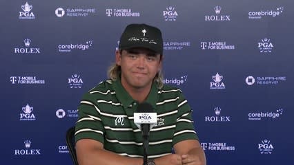 Garrick Higgo on two-shot penalty for arriving late to PGA Championship tee time