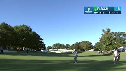 Steve Flesch reaches in two to set up birdie at Dominion