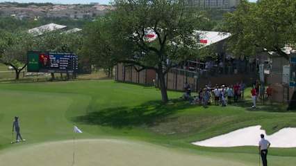 Carl Yuan sinks a 21-foot birdie putt at Valero