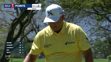 D.A. Points drains a 21-foot birdie putt at Mexico Open