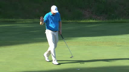 Chad Campbell's textbook birdie on No. 16 at John Deere