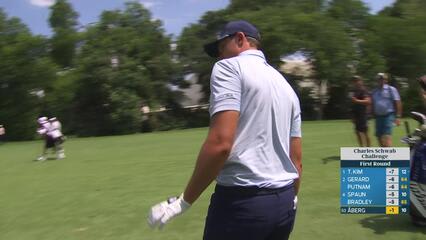 Ludvig Åberg's 78-yard approach sets up birdie on No. 11 at Charles Schwab