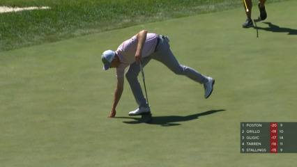 Bo Hoag birdies No. 11 at John Deere