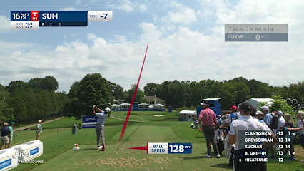 Justin Suh's superb tee shot leads to birdie at Wyndham