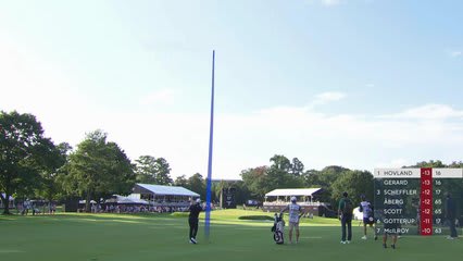 Viktor Hovland's 111-yard approach sets up birdie on No. 17 at TOUR Championship