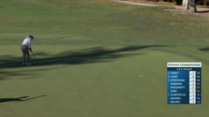 Mike Weir powers in 20-foot birdie putt at Procore