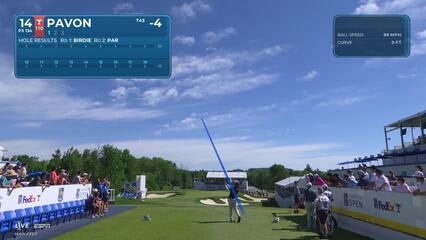 Matthieu Pavon hits tee shot to 4 feet, sets up birdie on No. 14 at RBC Canadian