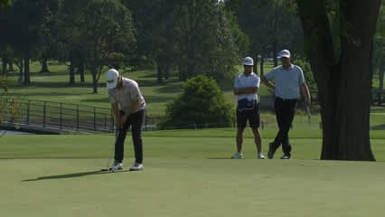 David Lingmerth cards birdie at Nationwide Children's