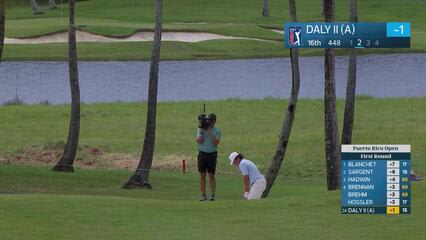 John Daly II makes birdie on No. 16 at Puerto Rico