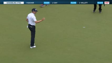 Russell Knox sends in 17-footer for birdie at Valero